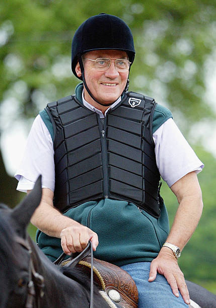 Wally Dollase on horseback